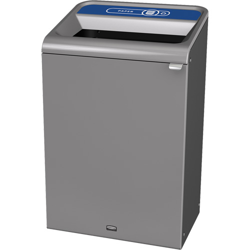Configure Paper Waste Container, Bulk/Curbside/Deskside, Steel, 33 US gal. Haskins Industrial Inc.