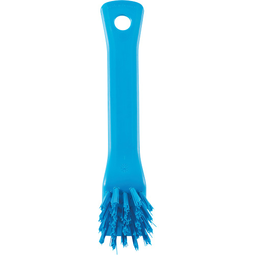 Brush with Scraping Edge, Stiff Bristles, 6" Long, Blue Haskins Industrial Inc.