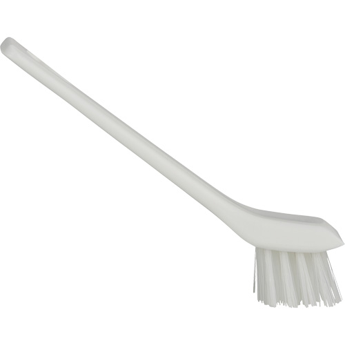 Brush with Scraping Edge, Stiff Bristles, 6" Long, White Haskins Industrial Inc.