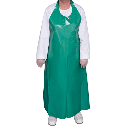 Top Dog 6 Mil. Apron, Polyurethane, 45" L x Green Haskins Industrial Inc.