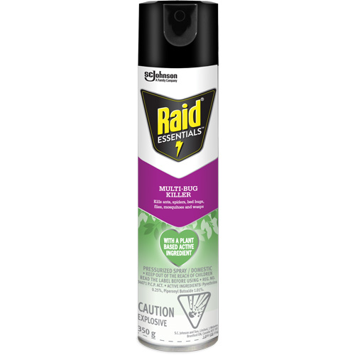 Raid&reg; Essentials Multi-Bug Killer, 350 g, Aerosol Can Haskins Industrial Inc.