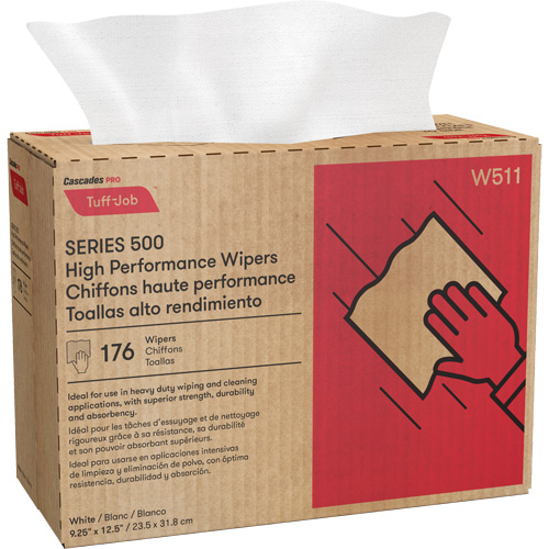Essuie-tout Spunlace haute performance Pro Tuff-Job, Tout usage, 12-1/2" lo x 9-1/4" la Haskins Industrial Inc.