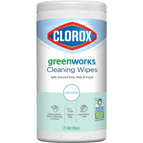 GreenWorks Cleaning Wipes, 75 Wipes Haskins Industrial Inc.