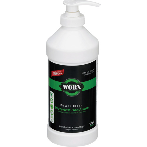 Power Clean Waterless Hand Soap, Liquid, 945 ml, Unscented Haskins Industrial Inc.