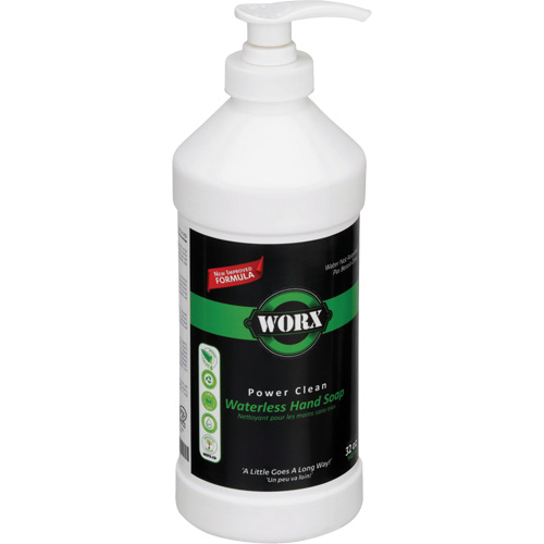 Power Clean Waterless Hand Soap, Liquid, 945 ml, Unscented Haskins Industrial Inc.