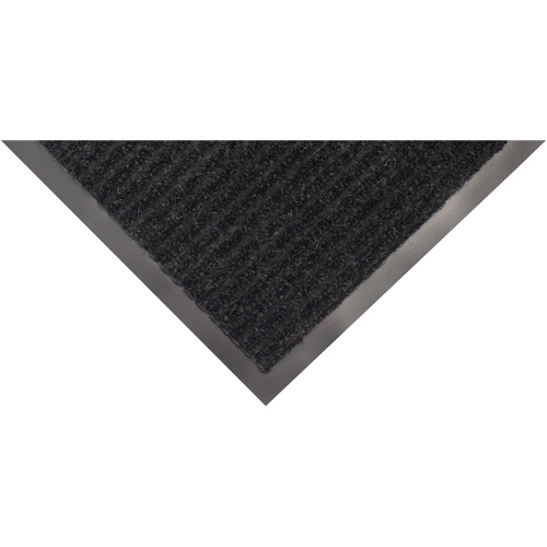 Twin Rib Matting, Wiper/Scraper, 4' x 6' x 1/4", Charcoal Haskins Industrial Inc.