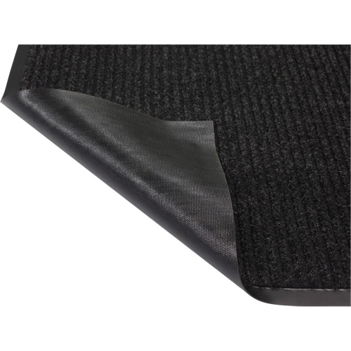 Twin Rib Matting, Wiper/Scraper, 4' x 6' x 1/4", Charcoal Haskins Industrial Inc.