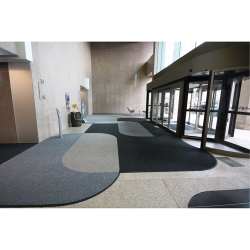 Tapis dentr&eacute;e Supreme Knob, Essuie-pieds/grattoir, 13-5/12' x 75-1/2' x 7/16", Charbon Haskins Industrial Inc.