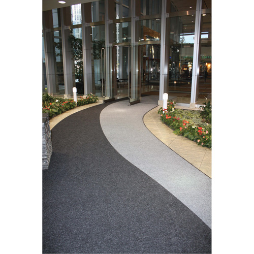 Tapis dentr&eacute;e Supreme Knob, Essuie-pieds/grattoir, 13-5/12' x 75-1/2' x 7/16", Charbon Haskins Industrial Inc.
