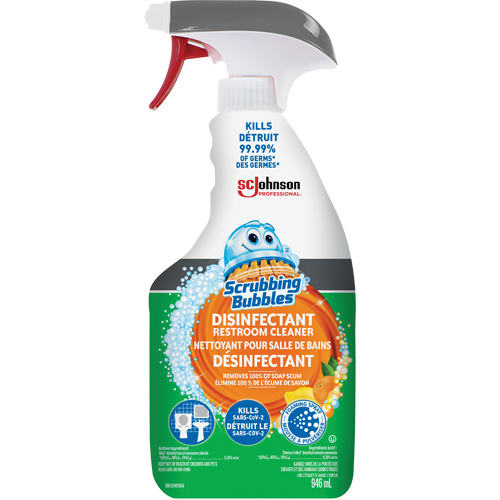 Scrubbing Bubbles&reg; Disinfecting Restroom Cleaner, 32 oz., Trigger Bottle Haskins Industrial Inc.