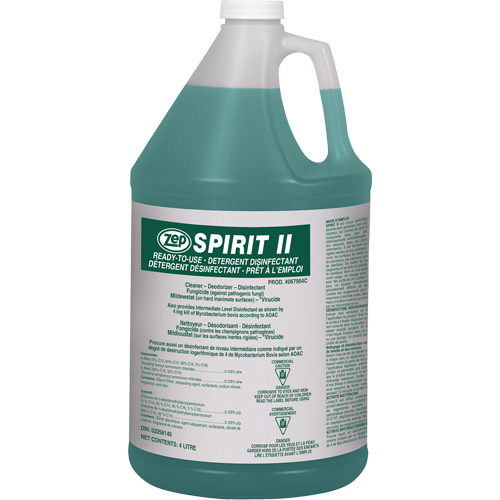 Spirit II Detergent Disinfectant, 4 L, Jug Haskins Industrial Inc.