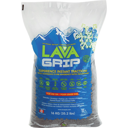 Aide &agrave; la traction LavaGrip, Taille du conteneur 35,3 lb (16 kg), Sac Haskins Industrial Inc.