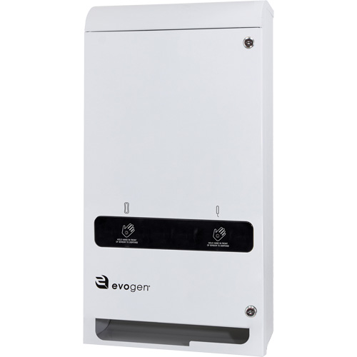 Distributeur sans contact double de tampons & serviettes EvoGen EVNT3 Haskins Industrial Inc.