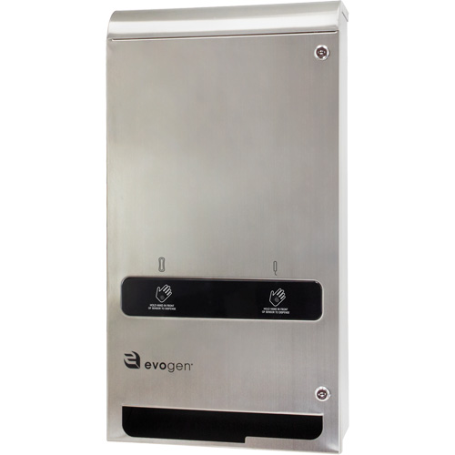 EvoGen&reg; EVNT3 No-Touch Dual Pad & Tampon Dispenser Haskins Industrial Inc.