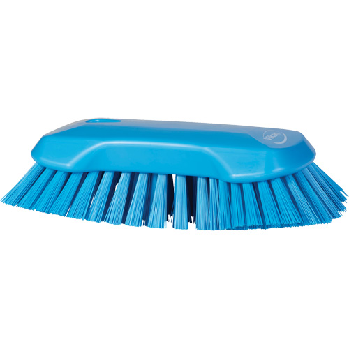 Brosse &agrave; main, Soies Tr&egrave;s ferme, Longueur de 9-1/10", Bleu Haskins Industrial Inc.