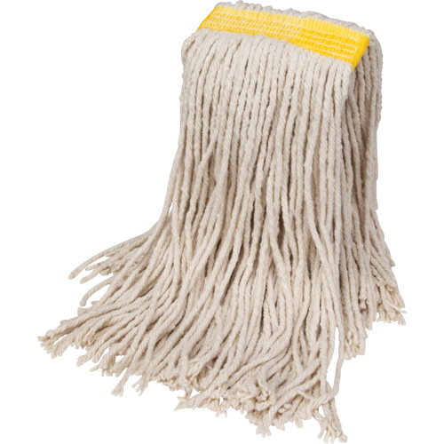 Wet Floor Mop, Cotton, 12 oz., Cut Style Haskins Industrial Inc.