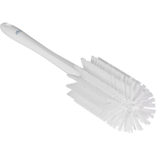 Brosse moyenne avec manche, Soies Ferme, Longueur de 17", Blanc Haskins Industrial Inc.