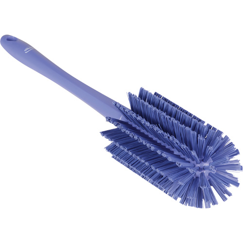 Brosse moyenne avec manche, Soies Ferme, Longueur de 17", Mauve Haskins Industrial Inc.
