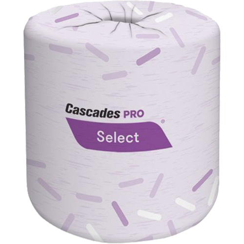Papier hygi&eacute;nique Pro Select, 2 Pli, 420 Feuilles/Rouleu, Blanc Haskins Industrial Inc.
