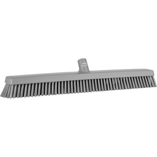 Balai-brosse robuste, Crins Fin/Ferme, 24", Gris Haskins Industrial Inc.