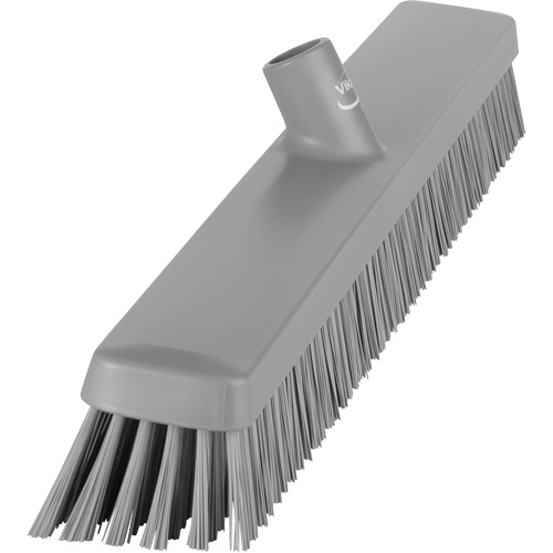 Balai-brosse robuste, Crins Fin/Ferme, 24", Gris Haskins Industrial Inc.