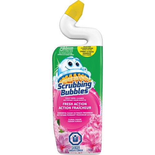 Gel nettoyant &agrave; triple action pour cuvette Scrubbing Bubbles, 710 ml, Bouteille Haskins Industrial Inc.