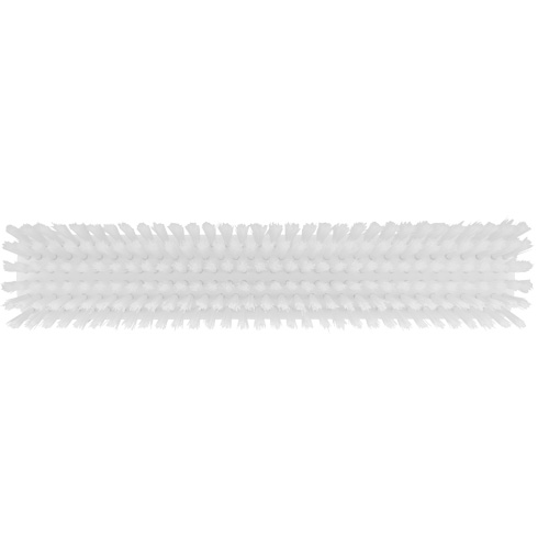 Push Broom Head, Fine/Stiff Bristles, 16-1/2", Polyester/Polypropylene, White Haskins Industrial Inc.