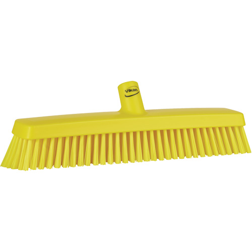 T&ecirc;te de balai-brosse, Crins Fin/Ferme, 16-1/2", Polyester/Polypropyl&egrave;ne, Jaune Haskins Industrial Inc.