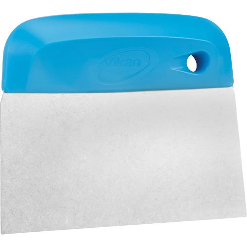 Flexible Stainless Steel Dough Cutter/Scraper, Blue, 4-1/2" W x 5-3/4" L Haskins Industrial Inc.