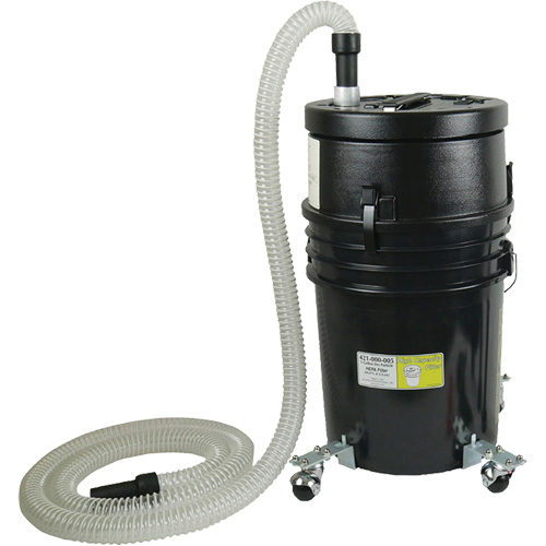 High Capacity HEPA Abatement Vacuum, Dry, 5 US Gal. (18.92 Litres) Haskins Industrial Inc.