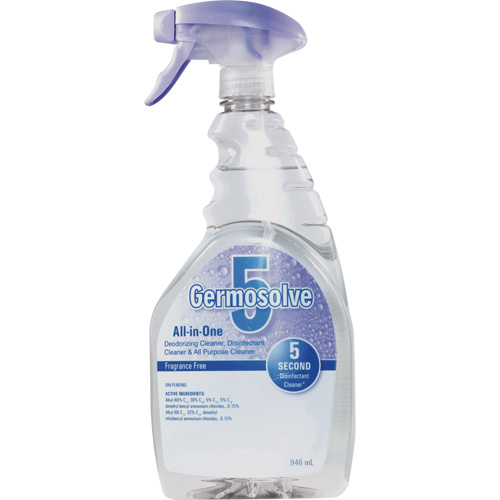 D&eacute;sinfectant et d&eacute;sodorisant Germosolve 5, 946 ml, Bouteille &agrave; g&acirc;chette Haskins Industrial Inc.