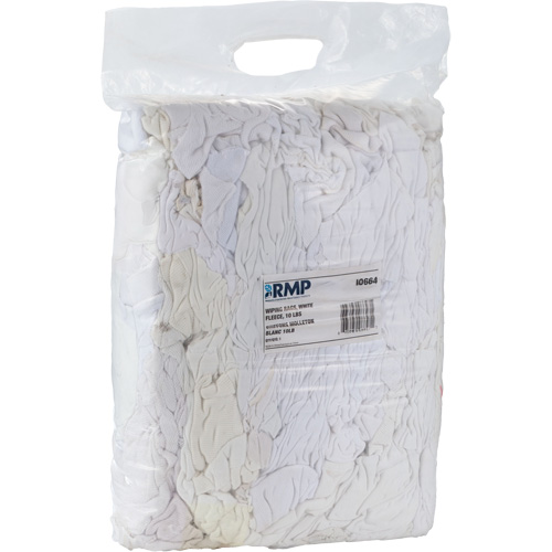Chiffons, Molleton, Blanc, 10 lb Haskins Industrial Inc.
