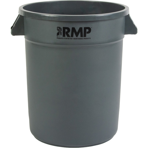 Garbage Bin, Polyethylene, 20 US gal. Haskins Industrial Inc.