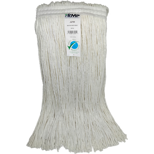 T&ecirc;te de vadrouille &eacute;troite &agrave; 4 plis, Rayonne, 32 oz, Style Coup&eacute; Haskins Industrial Inc.