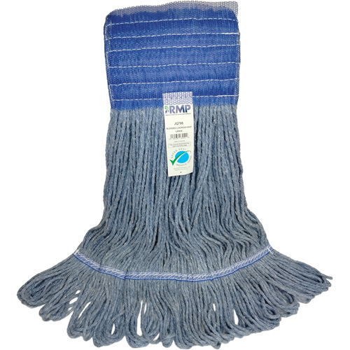 T&ecirc;te de vadrouille &agrave; bande large, Antimicrobien/Finition de plancher/Sp&eacute;cialis&eacute;, Coton/Rayonne/Synth&eacute;tique, Style Boucle Haskins Industrial Inc.