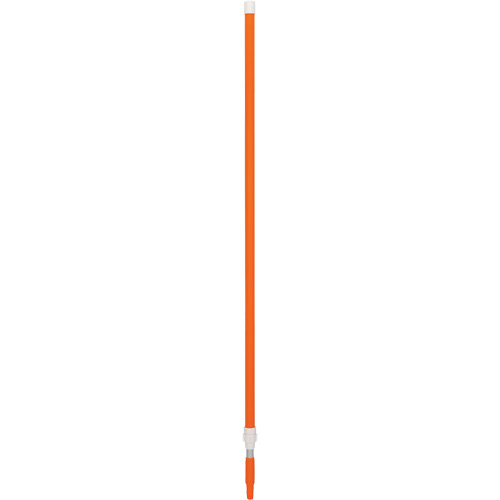 Manche, Balai/Brosse/Vadrouille &agrave; &eacute;pousseter/Support &agrave; tampon/Grattoir/Raclette/Vadrouille humide, Orange, T&eacute;lescopique, 62" - 109-2/5" lo Haskins Industrial Inc.
