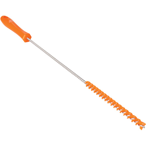 Tube Brush, Stiff Bristles, 19-7/10" Long, Orange Haskins Industrial Inc.