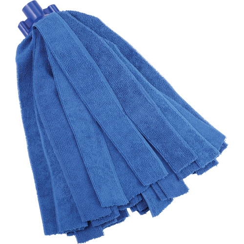 Socket Mop, Blue, Microfibre, Cut Style Haskins Industrial Inc.