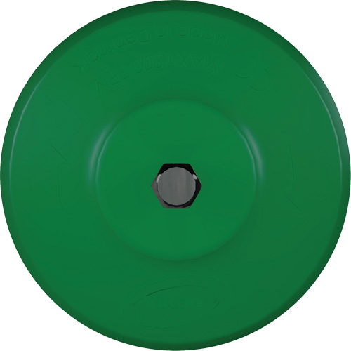 Brosse ronde HyDrive pour perceuse, Soies Tr&egrave;s ferme, Longueur de 3-1/10", Vert Haskins Industrial Inc.