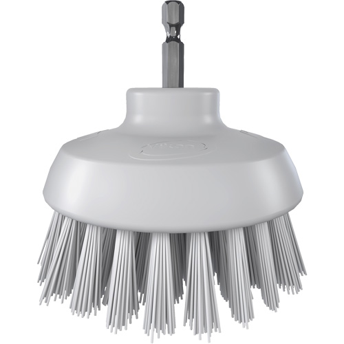 Brosse ronde HyDrive pour perceuse, Soies Tr&egrave;s ferme, Longueur de 3-1/10", Blanc Haskins Industrial Inc.