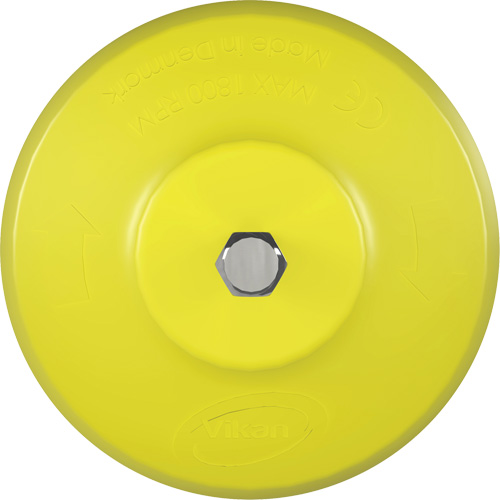 Brosse ronde HyDrive pour perceuse, Soies Tr&egrave;s ferme, Longueur de 3-1/10", Jaune Haskins Industrial Inc.