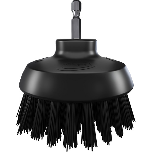 Brosse ronde HyDrive pour perceuse, Soies Tr&egrave;s ferme, Longueur de 3-1/10", Noir Haskins Industrial Inc.