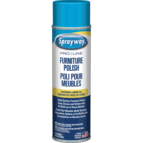 Pro Line Furniture Polish with Lemon Oil, 19 oz., Aerosol Can Haskins Industrial Inc.