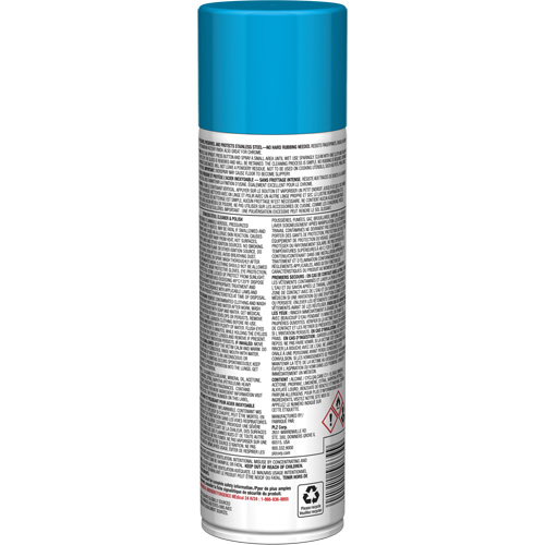 Nettoyant & polis pour acier inoxydable Pro Line, 15 oz, Canette a&eacute;rosol Haskins Industrial Inc.