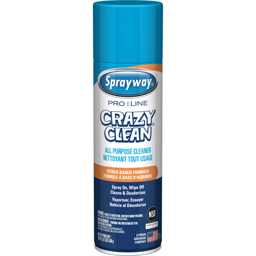Pro Line Crazy Clean&reg; All Purpose Cleaner, 19 oz., Aerosol Can Haskins Industrial Inc.