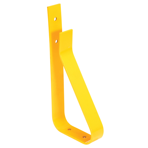 Rail Post, Steel, 10-3/4" L x 24" H, Yellow Haskins Industrial Inc.