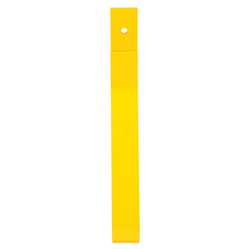 Rail Post, Steel, 10-3/4" L x 24" H, Yellow Haskins Industrial Inc.