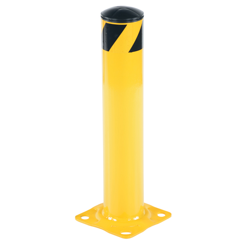 Butoir de s&eacute;curit&eacute;, Acier, 24" h x 4,5" la, Jaune Haskins Industrial Inc.