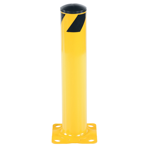 Butoir de s&eacute;curit&eacute;, Acier, 24" h x 4,5" la, Jaune Haskins Industrial Inc.