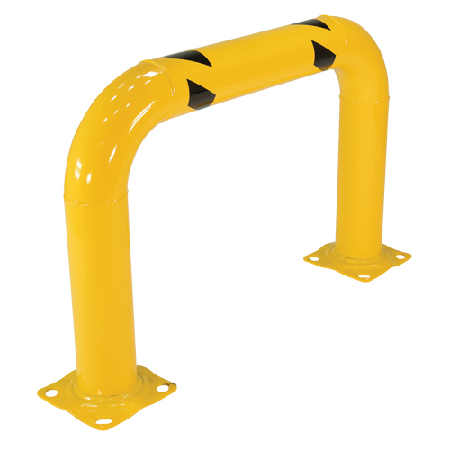 High Profile Machinery Guards, 3' W x 2' H, Yellow Haskins Industrial Inc.